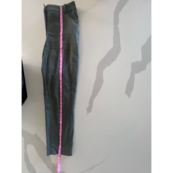 H&M Women’s Flat Front Dress Pants Gray Green Size 6 EUC - Picture 10 of 10